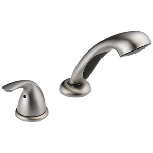 DRP14979SS Roman Diverter With Handshower Tub Faucet - Brilliance Stainless