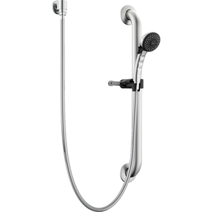DRPW324HDF15C Commercial Hand Held Shower - Slide Bar Mount Shower Accessory - Stainless