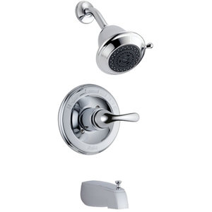 DT13420SHC/DR10000UNBX Classic Bath One Handle Tub & Shower Faucet - Chrome