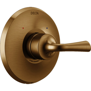 DT14033CZ Kayra Non-Thermostatic Valve Trim Trim Kit - Champagne Bronze DT14033CZ Kayra Non-Thermostatic Valve Trim Trim Kit - Champagne Bronze
