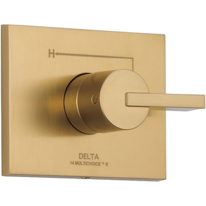 DT14053CZ Vero Non-Thermostatic Valve Trim Trim Kit - Brilliance Champagne Bronze