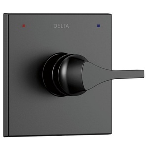 DT14074BL Zura Non-Thermostatic Valve Trim Trim Kit - Matte Black DT14074BL Zura Non-Thermostatic Valve Trim Trim Kit - Matte Black