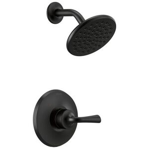 DT14233BL/DR10000UNBX Kayra Single Handle Shower Faucet - Matte Black