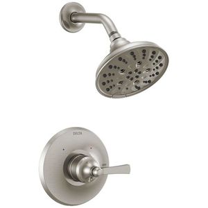 DT14256SSLHP/DH566SS/DR10000UN Dorval Single Handle Shower Faucet - Brilliance Stainless