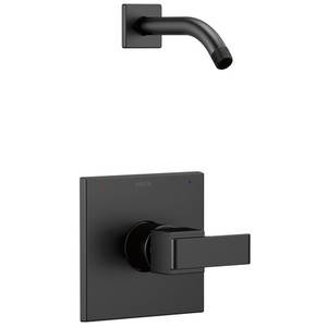 DT14267BLLHD/DR10000UNBX Ara Single Handle Shower Faucet - Matte Black DT14267BLLHD/DR10000UNBX Ara Single Handle Shower Faucet - Matte Black