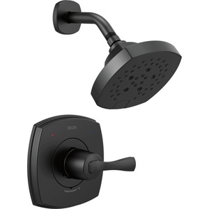 DT14276BL Stryke Shower Faucet Trim Trim Kit - Matte Black DT14276BL Stryke Shower Faucet Trim Trim Kit - Matte Black
