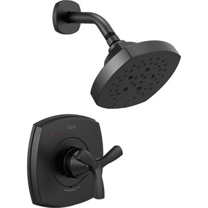 DT142766BL/DR10000UNBX Stryke Single Handle Shower Faucet - Matte Black