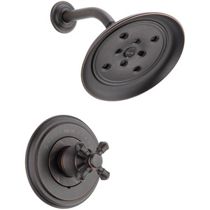 DT14297RBLHP/DH795RB/DR10000UN Cassidy Single Handle Shower Faucet - Venetian Bronze DT14297RBLHP/DH795RB/DR10000UN Cassidy Single Handle Shower Faucet - Venetian Bronze