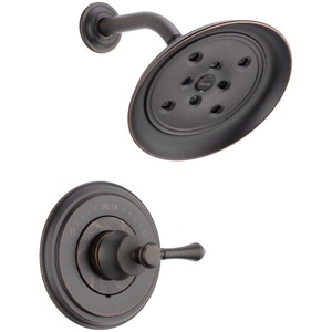 DT14297RBLHP/DH797RB/DR10000UN Cassidy Single Handle Shower Faucet - Venetian Bronze DT14297RBLHP/DH797RB/DR10000UN Cassidy Single Handle Shower Faucet - Venetian Bronze