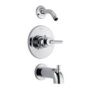 DT14459LHD/DR10000UNBX Trinsic One Handle Tub & Shower Faucet - Chrome DT14459LHD/DR10000UNBX Trinsic One Handle Tub & Shower Faucet - Chrome