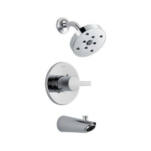 DT14461/DR10000UNBX Compel One Handle Tub & Shower Faucet - Chrome