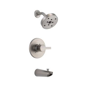 DT14461SS/DR10000UNBX Compel One Handle Tub & Shower Faucet - Brilliance Stainless