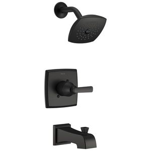 DT14464BL/DR10000UNBX Ashlyn One Handle Tub & Shower Faucet - Matte Black