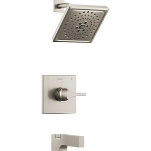 DT14474SS/DR10000UNBX Zura One Handle Tub & Shower Faucet - Brilliance Stainless