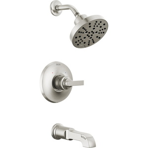 DT14489SSPR Tetra Tub & Shower Faucet Trim Trim Kit - Lumicoat Stainless