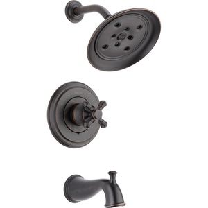 DT14497RBLHP/DH795RB/DR10000UN Cassidy One Handle Tub & Shower Faucet - Venetian Bronze DT14497RBLHP/DH795RB/DR10000UN Cassidy One Handle Tub & Shower Faucet - Venetian Bronze