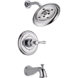 DT14497LHP/DH797/DR10000UNBX Cassidy One Handle Tub & Shower Faucet - Chrome DT14497LHP/DH797/DR10000UNBX Cassidy One Handle Tub & Shower Faucet - Chrome