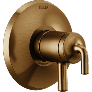 DT17033CZ Kayra Non-Thermostatic Valve Trim Trim Kit - Champagne Bronze DT17033CZ Kayra Non-Thermostatic Valve Trim Trim Kit - Champagne Bronze