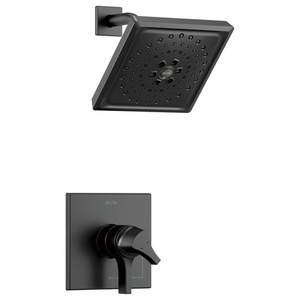 DT17274BL/DR10000UNBX Zura Single Handle Shower Faucet - Matte Black