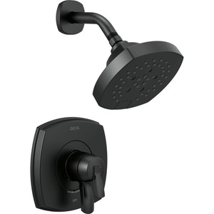 DT17276BL Stryke Shower Faucet Trim Trim Kit - Matte Black DT17276BL Stryke Shower Faucet Trim Trim Kit - Matte Black