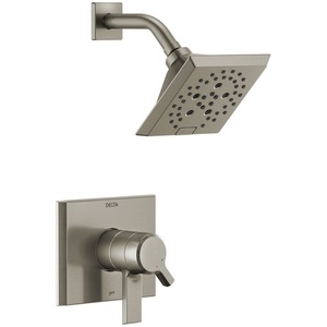 DT17299SS/DR10000UNBX Pivotal Single Handle Shower Faucet - Brilliance Stainless