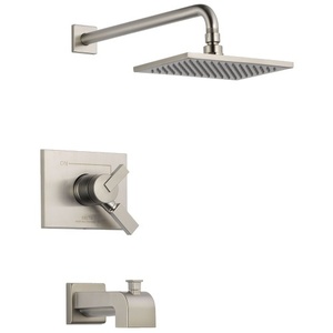 DT17453SS/DR10000UNBX Vero One Handle Tub & Shower Faucet - Brilliance Stainless