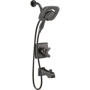 DT17464RBI/DR10000UNBX Ashlyn One Handle Tub & Shower Faucet - Venetian Bronze