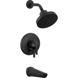 DT17472BL Galeon Tub & Shower Faucet Trim Trim Kit - Matte Black