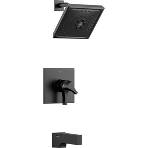 DT17474BL/DR10000UNBX Zura One Handle Tub & Shower Faucet - Matte Black