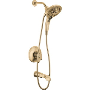 DT17489CZPR Tetra Tub & Shower Faucet Trim Trim Kit - Lumicoat Champagne Bronze