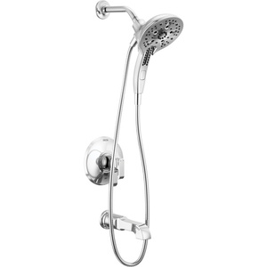 DT17489PR Tetra Tub & Shower Faucet Trim Trim Kit - Lumicoat Chrome