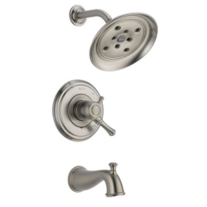 DT17497SS/DR10000UNBX Cassidy One Handle Tub & Shower Faucet - Brilliance Stainless