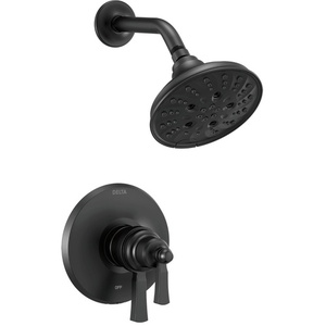 DT17T256BL/DR10000UNBX Dorval Single Handle Shower Faucet - Matte Black