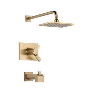 DT17T453CZ Vero Tub & Shower Faucet Trim Trim Kit - Brilliance Champagne Bronze DT17T453CZ Vero Tub & Shower Faucet Trim Trim Kit - Brilliance Champagne Bronze