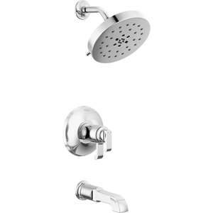 DT17T489PR Tetra Tub & Shower Faucet Trim Trim Kit - Lumicoat Chrome