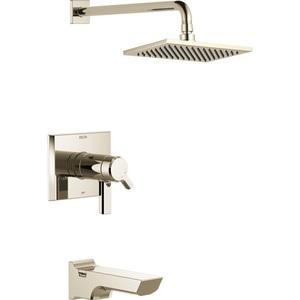 DT17T499PN/DR10000UNBX Pivotal One Handle Tub & Shower Faucet - Brilliance Polished Nickel