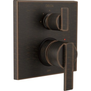 DT24867RB Angular Modern Non-Thermostatic Valve Trim Trim Kit - Venetian Bronze DT24867RB Angular Modern Non-Thermostatic Valve Trim Trim Kit - Venetian Bronze