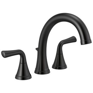 DT2733BL/DR2707 Kayra Deck Mount Tub Faucet - Matte Black