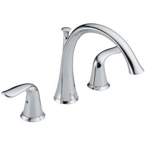 DT2738/DR2707 Lahara Deck Mount Tub Faucet - Chrome DT2738/DR2707 Lahara Deck Mount Tub Faucet - Chrome