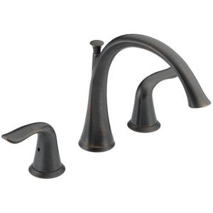 DT2738RB/DR2707 Lahara Deck Mount Tub Faucet - Venetian Bronze DT2738RB/DR2707 Lahara Deck Mount Tub Faucet - Venetian Bronze