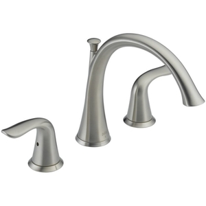 DT2738SS/DR2707 Lahara Deck Mount Tub Faucet - Brilliance Stainless