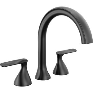 DT2745BL Bonacci Deck Mount Tub Faucet - Matte Black