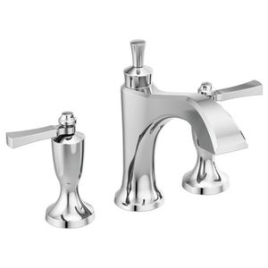 DT2756LHP/DH568/DR2707 Dorval Deck Mount Tub Faucet - Chrome