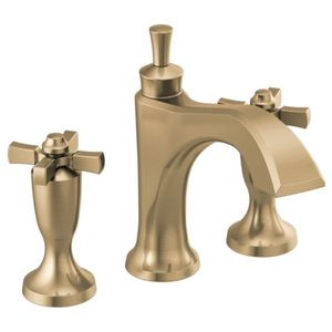 DT2756CZLHP/DH570CZ/DR2707 Dorval Deck Mount Tub Faucet - Brilliance Champagne Bronze