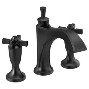 DT2756BLLHP/DH570BL/DR2707 Dorval Deck Mount Tub Faucet - Matte Black