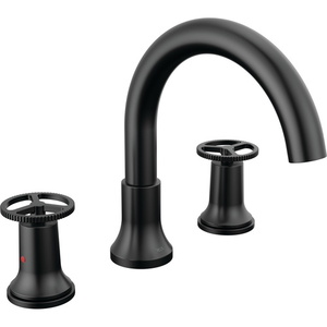 DT2758BL Trinsic Deck Mount Tub Faucet - Matte Black