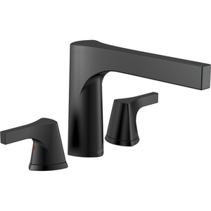 DT2774BL/DR2707 Zura Deck Mount Tub Faucet - Matte Black