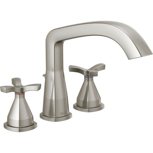 DT27766SS/DR2707 Stryke Deck Mount Tub Faucet - Brilliance Stainless DT27766SS/DR2707 Stryke Deck Mount Tub Faucet - Brilliance Stainless