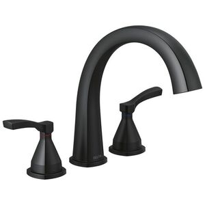 DT2777BL/DR2707 Stryke Deck Mount Tub Faucet - Matte Black DT2777BL/DR2707 Stryke Deck Mount Tub Faucet - Matte Black
