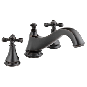 DT2795RBLHP/DR2707/DH695RB Cassidy Deck Mount Tub Faucet - Venetian Bronze DT2795RBLHP/DR2707/DH695RB Cassidy Deck Mount Tub Faucet - Venetian Bronze